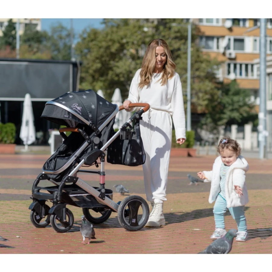 Cangaroo Gala Steel Grey 3-in-1 Combi Kinderwagen Incl. Autostoel 18 Cangaroo Gala Steel Grey 3-in-1 Combi Kinderwagen Incl. Autostoel - Afbeelding 16