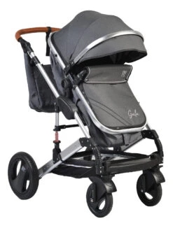 Cangaroo Gala Steel Grey 3-in-1 Combi Kinderwagen Incl. Autostoel 21 Cangaroo Gala Steel Grey 3-in-1 Combi Kinderwagen Incl. Autostoel -Babyproducten Winkel cangaroo gala black leather 3 in 1 combi kinderwagen incl autostoel 12