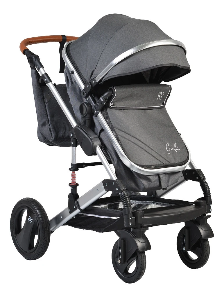 Cangaroo Gala Steel Grey 3-in-1 Combi Kinderwagen Incl. Autostoel 6 Cangaroo Gala Steel Grey 3-in-1 Combi Kinderwagen Incl. Autostoel - Afbeelding 4