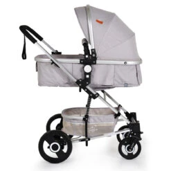 Cangaroo Gigi Light Grey 3-in-1 Combi Kinderwagen Incl. Autostoel -Babyproducten Winkel cangaroo gigi light grey 3 in 1 combi kinderwagen 2