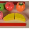 Cangaroo Houten Fruit Snij Set 4306 -Babyproducten Winkel cangaroo houten fruit snij set 4306 1