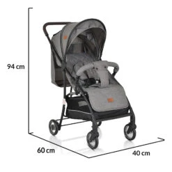 Cangaroo London Grey Wandelwagen 5581 -Babyproducten Winkel cangaroo london grey wandelwagen 5581 12