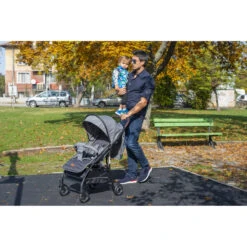 Cangaroo London Pink Wandelwagen 5727 -Babyproducten Winkel cangaroo london wandelwagen sfeer1 2