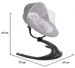 Cangaroo Meira Roze Babyschommel 109165 -Babyproducten Winkel cangaroo meira roze babyschommel 109165 9