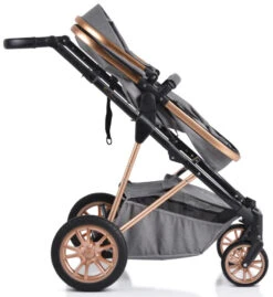 Cangaroo Midas Grey 3-in-1 Combi Kinderwagen Incl. Autostoel -Babyproducten Winkel cangaroo midas grey 3 in 1 combi kinderwagen incl. autostoel 11