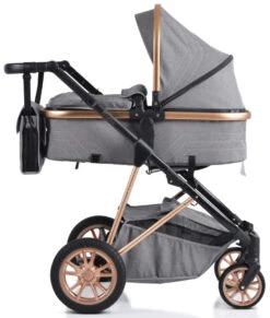 Cangaroo Midas Grey 3-in-1 Combi Kinderwagen Incl. Autostoel -Babyproducten Winkel cangaroo midas grey 3 in 1 combi kinderwagen incl. autostoel 2