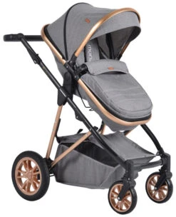 Cangaroo Midas Grey 3-in-1 Combi Kinderwagen Incl. Autostoel -Babyproducten Winkel cangaroo midas grey 3 in 1 combi kinderwagen incl. autostoel 3