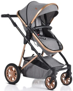 Cangaroo Midas Grey 3-in-1 Combi Kinderwagen Incl. Autostoel -Babyproducten Winkel cangaroo midas grey 3 in 1 combi kinderwagen incl. autostoel 4