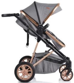 Cangaroo Midas Grey 3-in-1 Combi Kinderwagen Incl. Autostoel -Babyproducten Winkel cangaroo midas grey 3 in 1 combi kinderwagen incl. autostoel 7