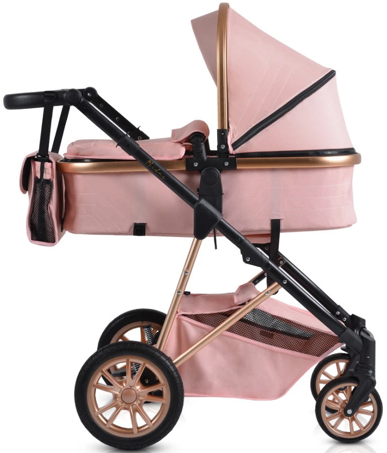 Cangaroo Midas Pink 3-in-1 Combi Kinderwagen Incl. Autostoel 5 Cangaroo Midas Pink 3-in-1 Combi Kinderwagen Incl. Autostoel - Afbeelding 3