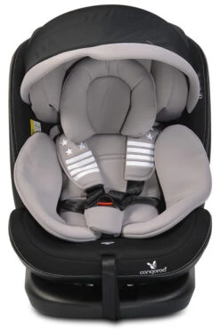 Babyproducten Winkel -Babyproducten Winkel cangaroo pilot light grey leather sps isofix 360 0 36 kg autostoel met zonnekap 5 3