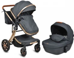 Cangaroo Polly Black 3-in-1 Combi Kinderwagen Incl. Autostoel 14 Cangaroo Polly Black 3-in-1 Combi Kinderwagen Incl. Autostoel -Babyproducten Winkel cangaroo polly black 3 in 1 combi kinderwagen incl. autostoel 2