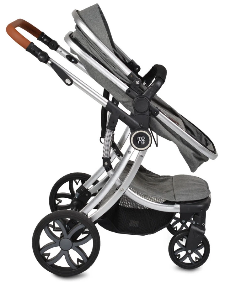 Cangaroo Polly Black 3-in-1 Combi Kinderwagen Incl. Autostoel 8 Cangaroo Polly Black 3-in-1 Combi Kinderwagen Incl. Autostoel - Afbeelding 6