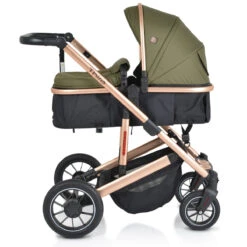Cangaroo Thira Green 3-in-1 Combi Kinderwagen Incl. Autostoel -Babyproducten Winkel cangaroo thira green 3 in 1 combi kinderwagen 2