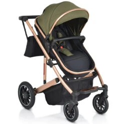 Cangaroo Thira Green 3-in-1 Combi Kinderwagen Incl. Autostoel -Babyproducten Winkel cangaroo thira green 3 in 1 combi kinderwagen 8