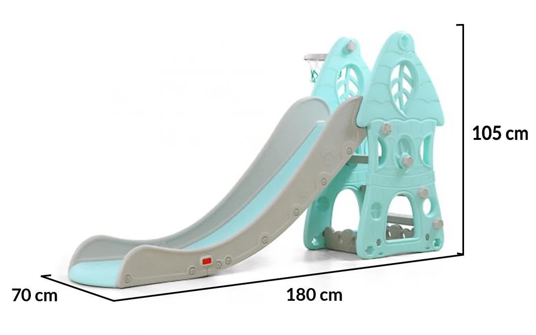 Cangaroo Zimbo Blue Glijbaan 107043 4 Cangaroo Zimbo Blue Glijbaan 107043 - Afbeelding 2