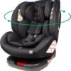 Ding Cruz Black 360° Isofix Autostoel 0-36kg DI-101919 2 Ding Cruz Black 360° Isofix Autostoel 0-36kg DI-101919 -Babyproducten Winkel di 101919 ding cruz black arrow 1