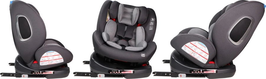 Ding Cruz Dark Grey 360° Isofix Autostoel 0-36kg DI-101920 6 Ding Cruz Dark Grey 360° Isofix Autostoel 0-36kg DI-101920 - Afbeelding 4