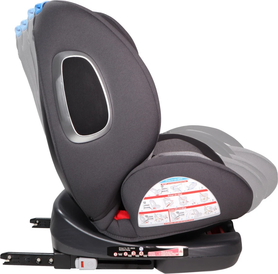 Ding Cruz Dark Grey 360° Isofix Autostoel 0-36kg DI-101920 4 Ding Cruz Dark Grey 360° Isofix Autostoel 0-36kg DI-101920 - Afbeelding 2