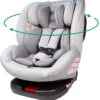 Ding Cruz Light Grey 360° Isofix Autostoel 0-36kg DI-101921 -Babyproducten Winkel di 101921 ding cruz light grey arrow