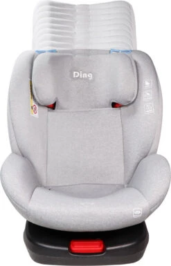 Ding Cruz Light Grey 360° Isofix Autostoel 0-36kg DI-101921 -Babyproducten Winkel di 101921 ding cruz light grey positions