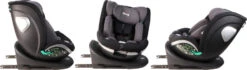 Ding Mace Black/Grey 360° I-Size Autostoel 0-36kg DI-111917 -Babyproducten Winkel di 111917 ding mace black grey 03