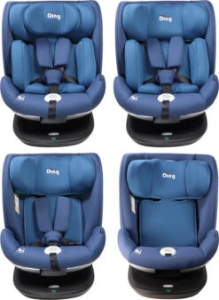 Ding Mace Blue 360° I-Size Autostoel 0-36kg DI-111919 -Babyproducten Winkel di 111919 ding mace blue 05
