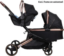 Ding Amigo Black/Rose Reiswieg DI-191707 -Babyproducten Winkel ding amigo black rose reiswieg di 191707 3
