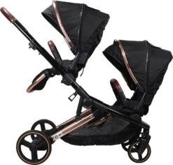 Ding Amigo Black/Rose Tandem Duowagen DI-191706 -Babyproducten Winkel ding amigo black rose tandem duowagen di 191706 3