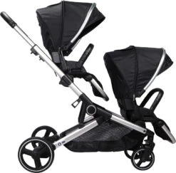 Ding Amigo Black/Silver Tandem Duowagen DI-191704 21 Ding Amigo Black/Silver Tandem Duowagen DI-191704 -Babyproducten Winkel ding amigo black silver tandem duowagen di 191704 7