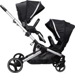 Ding Amigo Black/Silver Tandem Duowagen DI-191704 22 Ding Amigo Black/Silver Tandem Duowagen DI-191704 -Babyproducten Winkel ding amigo black silver tandem duowagen di 191704 8