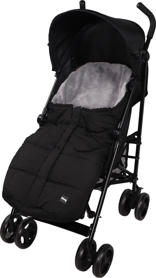 Ding Black Deluxe Universele Buggy/Wandelwagen Voetenzak DI-252424 11 Ding Black Deluxe Universele Buggy/Wandelwagen Voetenzak DI-252424 - Afbeelding 9