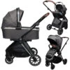 Ding Fenix Grey/Silver 3-in-1 Combi Kinderwagen Incl. Autostoel -Babyproducten Winkel ding fenix greysilver kinderwagen18