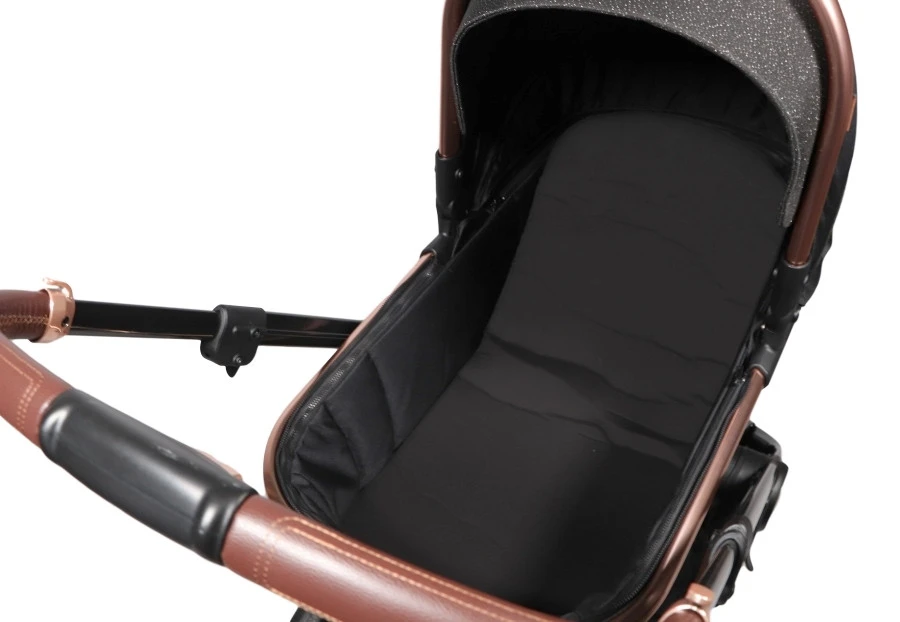 Ding Fenix Black/Rose Kinderwagen DI-191702 16 Ding Fenix Black/Rose Kinderwagen DI-191702 - Afbeelding 14