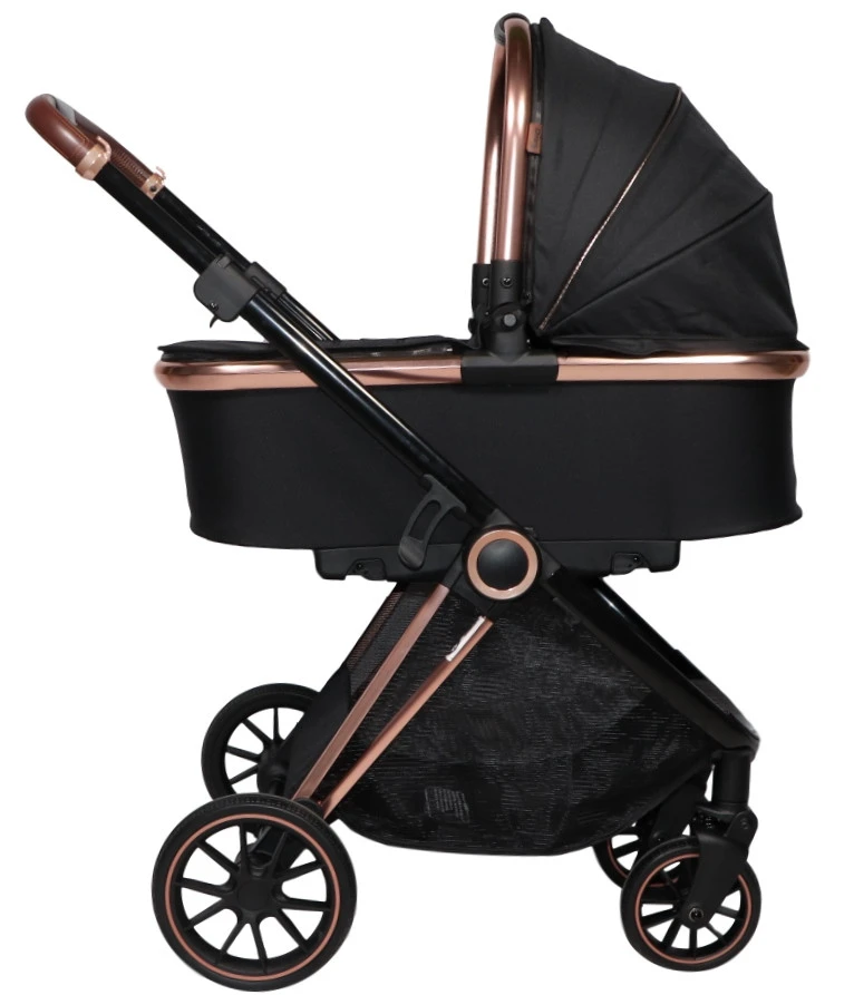 Ding Fenix Black/Rose Kinderwagen DI-191702 4 Ding Fenix Black/Rose Kinderwagen DI-191702 - Afbeelding 2
