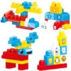 Dolu My First 60 Stuks Gekleurde Blokken 5019 -Babyproducten Winkel dolu my first 60 stuks gekleurde blokken 5019