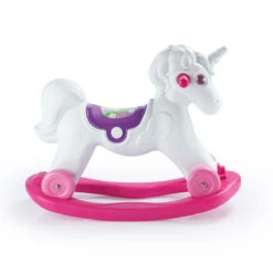 Dolu Unicorn Roze/Wit Hobbelpaard 2509 -Babyproducten Winkel dolu unicorn roze wit hobbelpaard 2