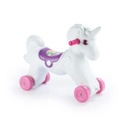 Dolu Unicorn Roze/Wit Hobbelpaard 2509 -Babyproducten Winkel dolu unicorn roze wit hobbelpaard 3