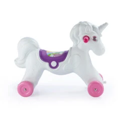 Dolu Unicorn Roze/Wit Hobbelpaard 2509 -Babyproducten Winkel dolu unicorn roze wit hobbelpaard 4