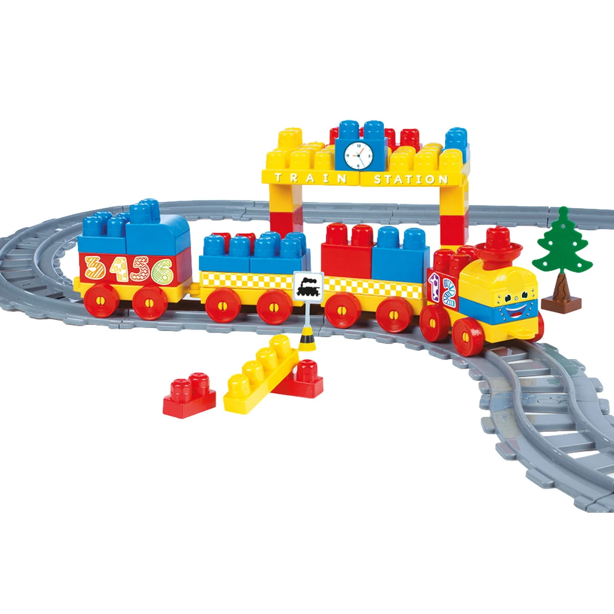 Dolu 89 Stuks XL Treinbaanset 5082 3 Dolu 89 Stuks XL Treinbaanset 5082