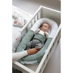 Doomoo Cocoon Tetra Jersey Green Babynest CO 13 -Babyproducten Winkel doomoo cocoon tetra jersey green babynest co 13 1