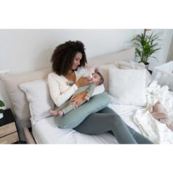 Doomoo Softy Tetra Jersey Green Voedingskussen S33 8 Doomoo Softy Tetra Jersey Green Voedingskussen S33 -Babyproducten Winkel doomoo softy tetra jersey green voedingskussen s33 1