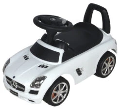 Eco Toys Mercedes SLS Wit Loopauto CLB-332 -Babyproducten Winkel eco toys mercedes benz wit loopauto