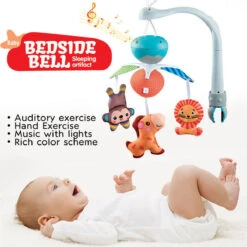 Eco Toys Animals Muziekmobiel HC597799 -Babyproducten Winkel eco toys blue babymobiel 3 1