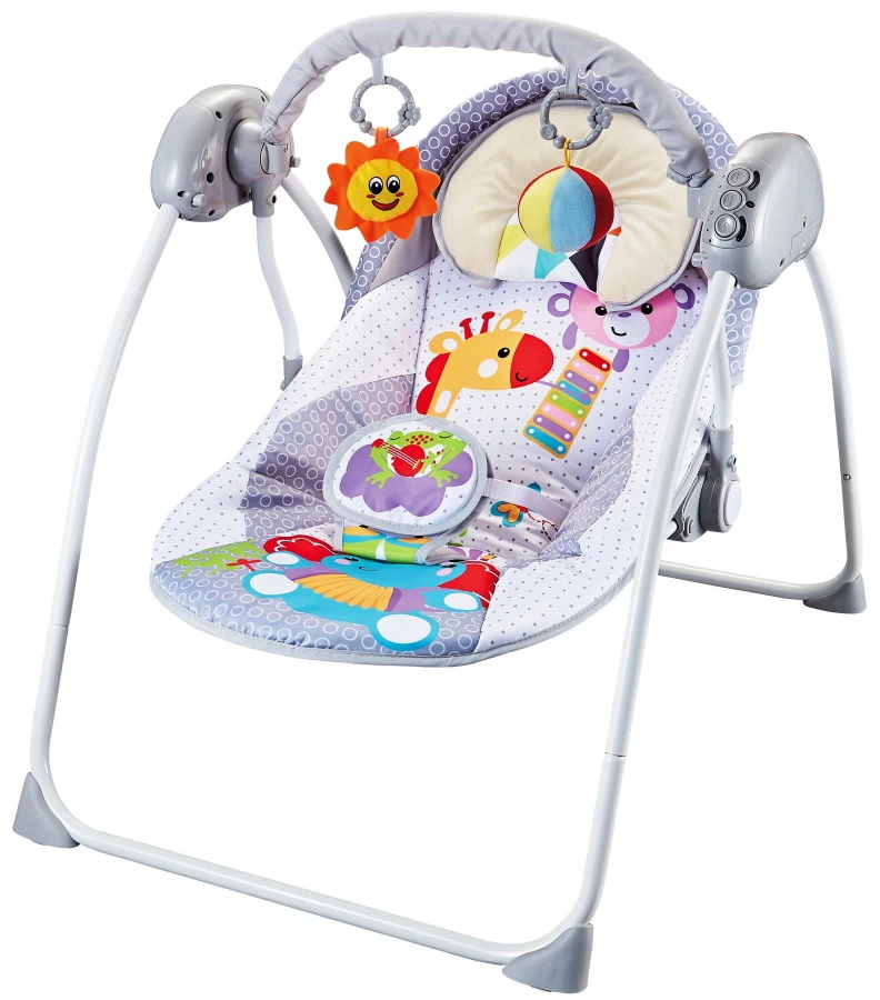 Eco Toys Giraffe Grijs Babyschommel CH71808A 3 Eco Toys Giraffe Grijs Babyschommel CH71808A