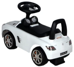 Eco Toys Mercedes SLS Wit Loopauto CLB-332 -Babyproducten Winkel ecotoys mercedes loopauto wit