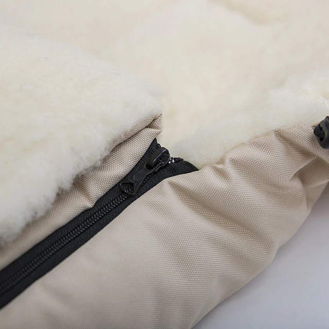 Zaffiro Wol Beige Universele Afritsbare Voetenzak S6 -1.1 4 Zaffiro Wol Beige Universele Afritsbare Voetenzak S6 -1.1 - Afbeelding 2