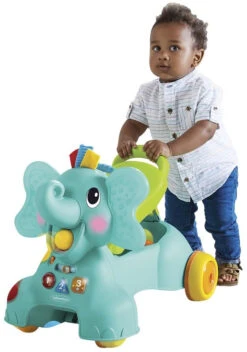 Infantino Sensory Ollie 3-in-1 Olifant Loopwagen BK-217023 -Babyproducten Winkel infantino ollie olifant 3 in 1 loopwagen 8