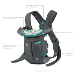 Infantino Swift Classic Grey Draagzak BK-300105 -Babyproducten Winkel infantino swift classic grey draagzak bk 300105 5