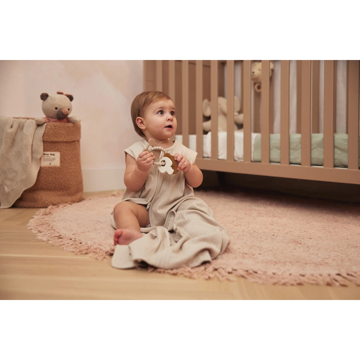 Jollein Ajour Nougat 70 Cm Zomerslaapzak 048-510-67019 7 Jollein Ajour Nougat 70 Cm Zomerslaapzak 048-510-67019 - Afbeelding 5